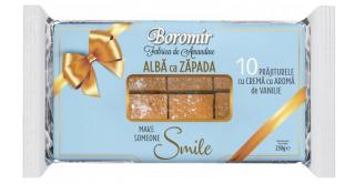 BOROMIR Prajitura Alba ca Zapada 250g
