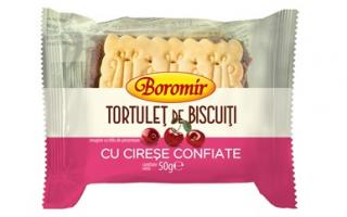 BOROMIR Tortulet de Biscuiti cu Cirese 44 x 50g