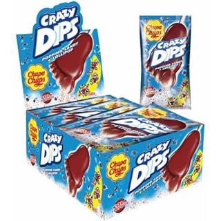 CHUPA CHUPS Crazy Dips Acadele cu Aroma de Cola 24buc x 14g