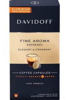 DAVIDOFF Capsule Nespresso Fine Aroma Espresso Elegant  Fragrant 10x5.5g