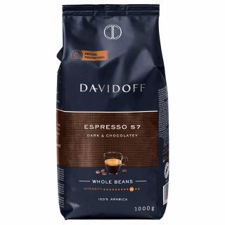 DAVIDOFF Espresso 57 Dark  Chocolatey Cafea Boabe 1Kg