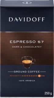 DAVIDOFF Espresso 57 Dark  Chocolatey Cafea Macinata 250g