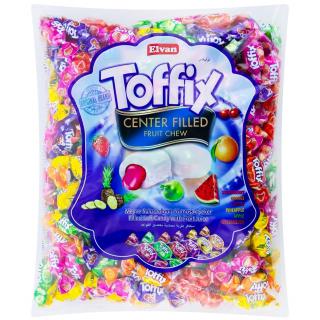 ELVAN Toffix Bomboane Gumate cu Suc de Fructe 1Kg