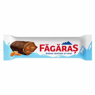 FAGARAS Cel Mare Baton de Ciocolata cu Stafide si Rom 8x45g