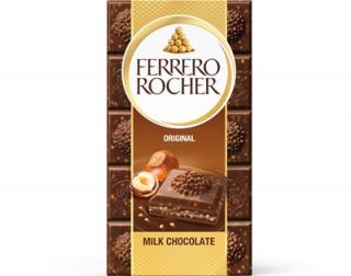 FERRERO ROCHER Tableta de Ciocolata cu Lapte 90g