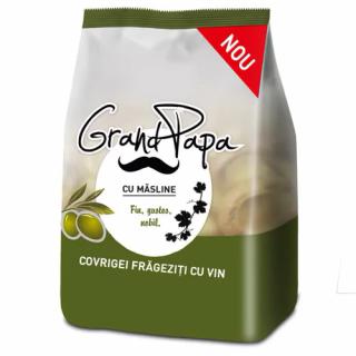 GRAND PAPA Covrigei Frageziti cu Vin Alb si Masline 200g