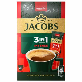 JACOBS 3in1 Intense Mix Cafea Instant Plic 24 buc x 11.1g