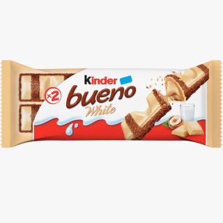 KINDER Bueno White Napolitane cu Ciocolata 43g