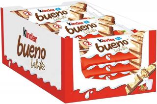KINDER Bueno White Napolitane cu Ciocolata T2x15x39g