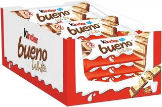 KINDER Bueno White Napolitane cu Ciocolata T2x15x43g