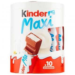 KINDER Maxi Batoane de Ciocolata cu Lapte 10x21g