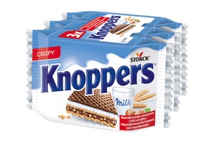 KNOPPERS Napolitane Crocante 3x25g