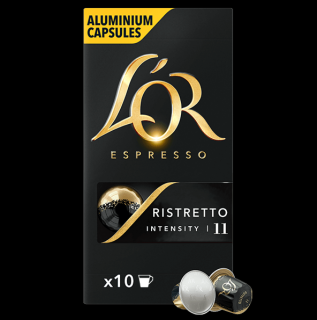 L OR Capsule Espresso Ristretto 10buc 52g - Compatibile Nespresso