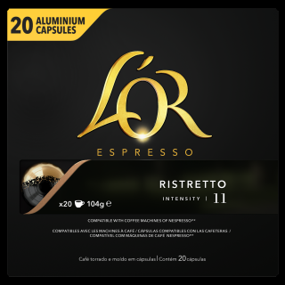 L OR Capsule Espresso Ristretto 20buc 104g - Compatibile Nespresso