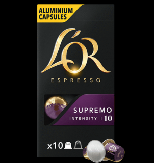L OR Capsule Espresso Supremo 10buc 52g - Compatibile Nespresso