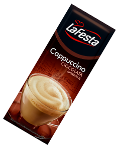 LA FESTA Cappuccino cu Gust de Ciocolata 10x12.5g