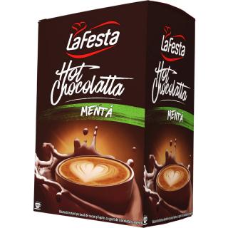 LA FESTA Ciocolata Calda cu Gust de Menta si Ciocolata Plic 10x25g