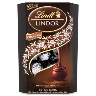 LINDOR Bomboane de Ciocolata Neagra 200g
