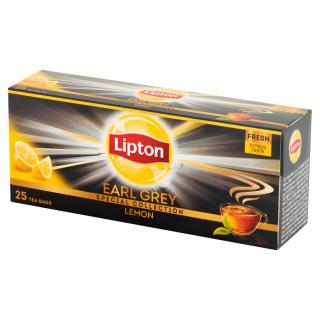 LIPTON Earl Grey Special Colection Ceai Negru cu Lamaie 25x2g 50g