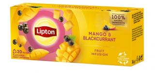 LIPTON Infuzie Ceai de Mango si Coacaz Negru 20 plicuri