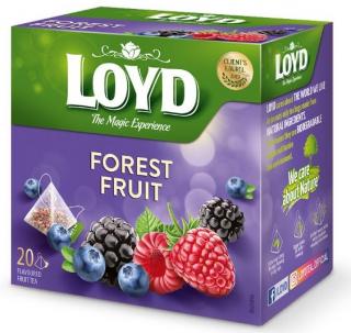 LOYD Ceai Infuzie Fructe de Padure Piramide 20x2g