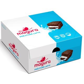 MAGURA Prajitura cu Crema de Lapte Cutie 24x35g