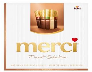 MERCI Mini Tablete de Ciocolata Asortata Cutie Mousse Au Chocolat 210g