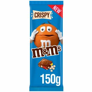 MM Crispy Ciocolata cu Lapte si Mini Boamboane MM 150g