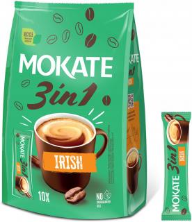 MOKATE 3in1 cu Aroma Irish Cream 10 Plicuri