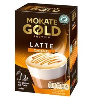 MOKATE Gold Cappuccino Latte Caramel 10x14g