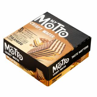 MY MOTTO Napolitane cu Crema de Tiramisu 20x34g