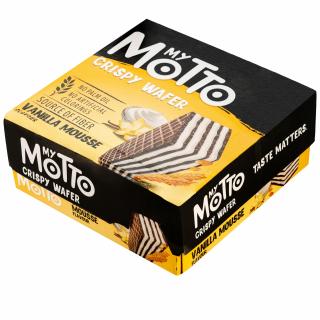 MY MOTTO Napolitane cu Gust de Vanilie - Vanilla Mousse 20x34g