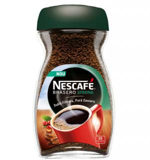 NESCAFE Brasero Strong Cafea Solubila Instant bo. 100g