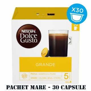 NESCAFE Grande Capsule Dolce Gusto XL 30buc - Pachet Mare (TDV 30.09.2024)