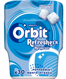 ORBIT Refresher s Peppermint Guma de Mestecat bo. 30buc 67g