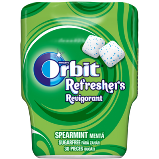 ORBIT Refresher s Spearmint Guma de Mestecat bo. 30buc 67g