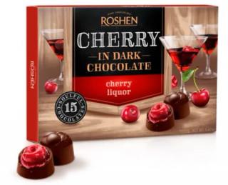 Praline din Ciocolata cu Visine si Lichior ROSHEN Cherry 155g