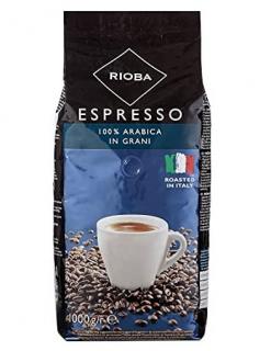 RIOBA Caffe Espresso Platinum 100% Arabica Cafea Boabe 1Kg