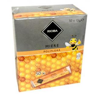 RIOBA Miere Poliflora Plic 50x15g