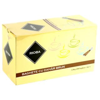 RIOBA Zahar Brun Stick Baghete 500x5g 2.5Kg