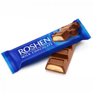 ROSHEN Ciocolata cu Lapte cu Umplutura de Creme Brulee 30x33g