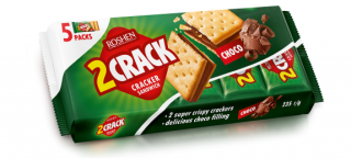 ROSHEN Crackers Sandwich cu Cacao 235g