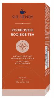 SIR HENRY Ceai de Rooibos si Caramel Infuzie Ambalat Individual 25x2.2g