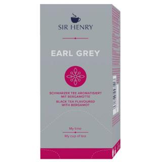 SIR HENRY Ceai Negru Premium Plic Infuzie Earl Grey Ambalat Individual 25x1.75g