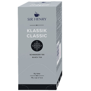 SIR HENRY Ceai Negru Premium Plic Infuzie Klasik 25x2g