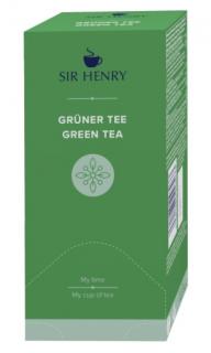 SIR HENRY Ceai Premium Verde Infuzie Plic Ambalat Individual 25x1.75g