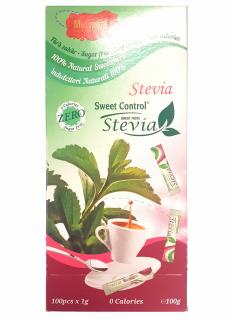 SWEET CONTROL Stevia Indulcitor Stick 100x1g