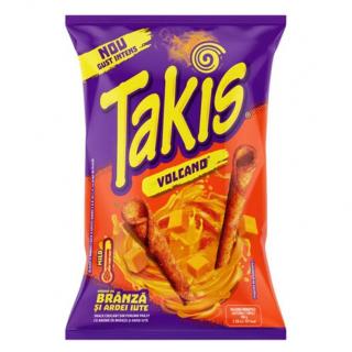 TAKIS Tortilla Chips Volcano cu Branza si Ardei Iute 90g