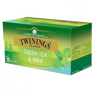 TWININGS Ceai Verde cu Aroma de Menta 25x1.5g