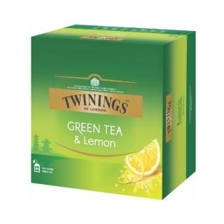 TWININGS Ceai Verde cu Lamaie Ambalat Individual 100x1.6g